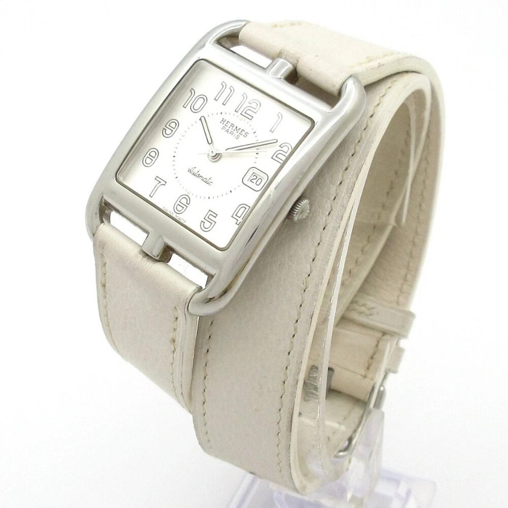 HERMES Cape Cod Double Tour CC1.710 1****** Cream Unisex Wrist Watch